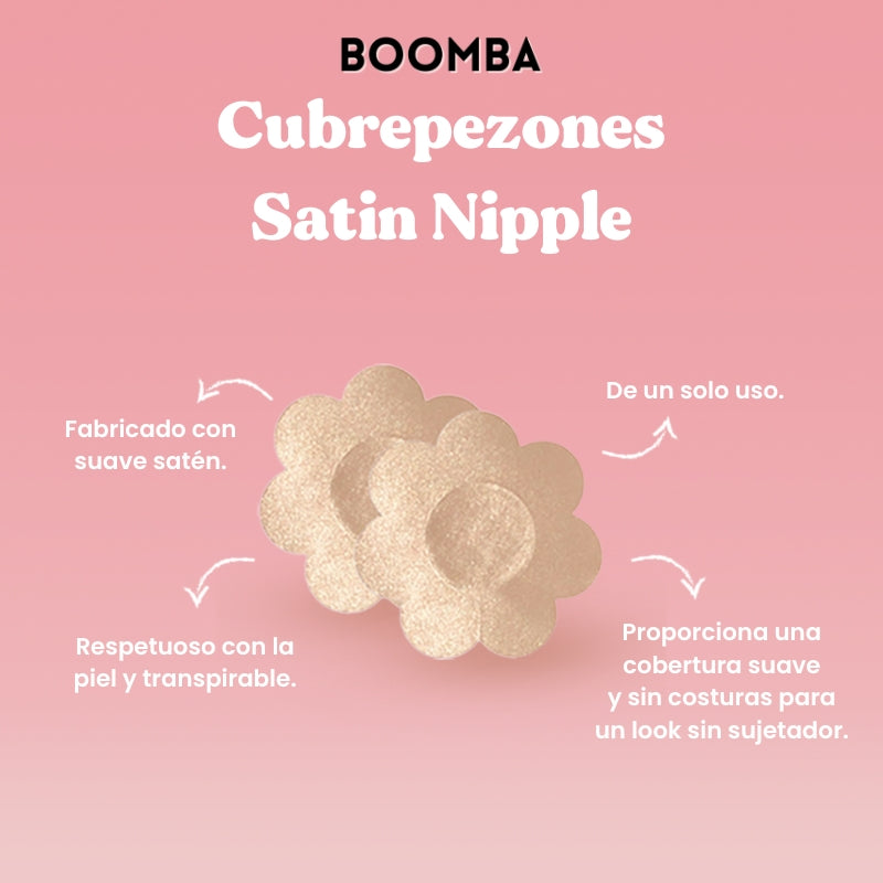 Cubrepezones Satin Nipple