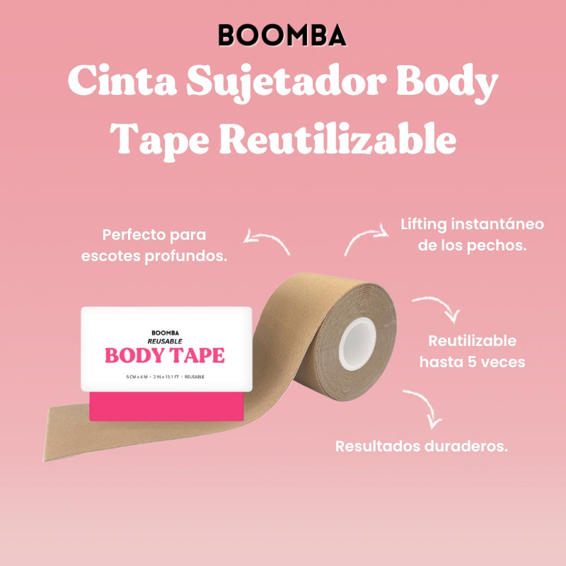 Cinta Sujetador Body Tape Reutilizable