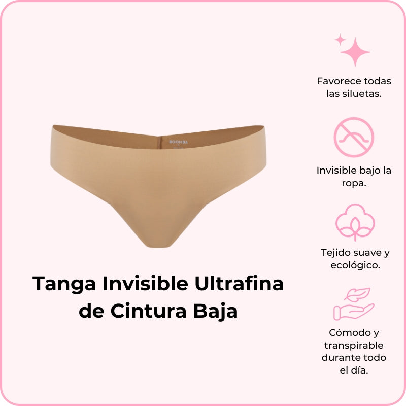 Tanga Invisible Ultrafina de Cintura Baja