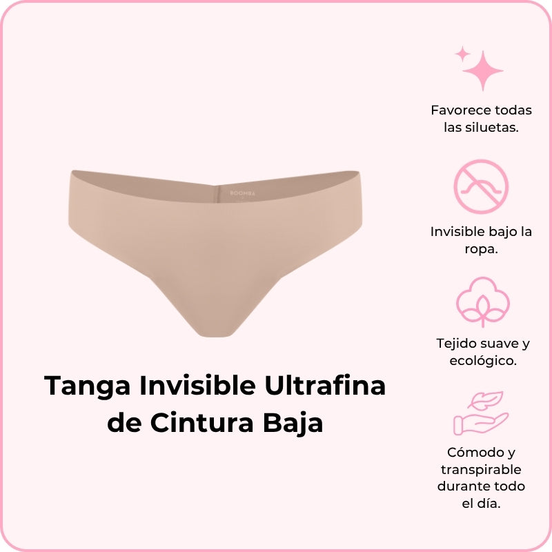 Tanga Invisible Ultrafina de Cintura Baja