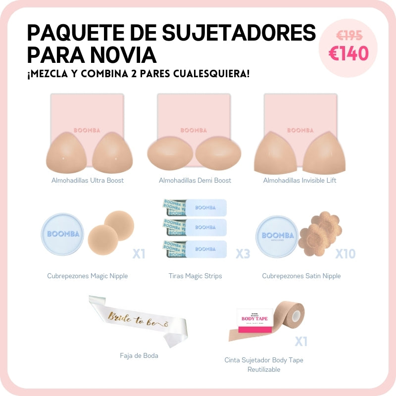 Paquete de Sujetadores Para Novia