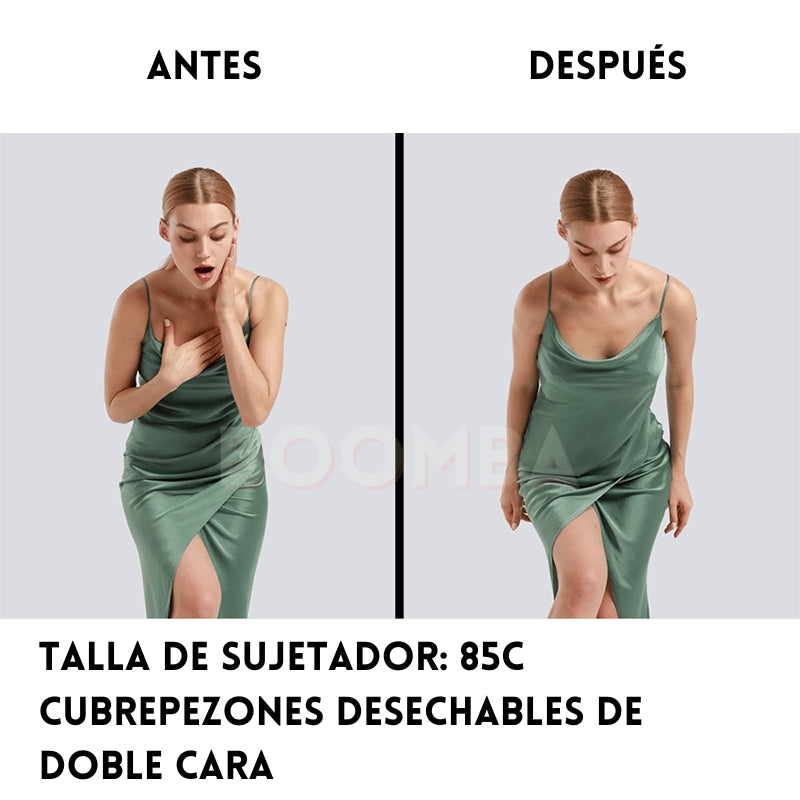 Cubrepezones desechables de doble cara