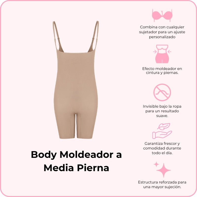 Body Moldeador a Media Pierna